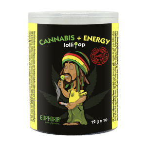 Cannabis Energy Lollipops Tube