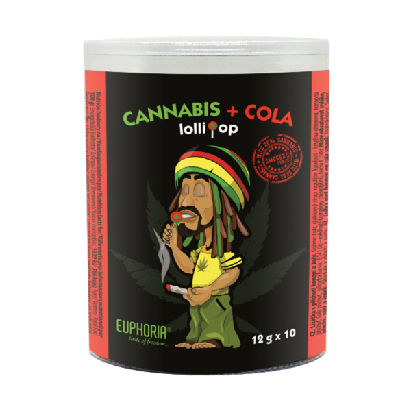 Cannabis Cola Lollipops Tube